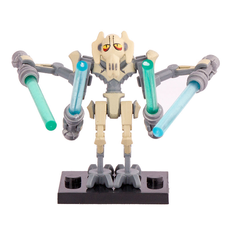 General Grievous Clone Wars custom Star Wars Minifigure with Lightsabers.