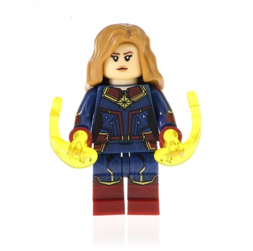 Captain Marvel Custom Marvel Superhero Minifigure